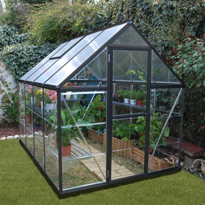 Canopia by Palram 6 x 8 Hybrid Greenhouse Grey
