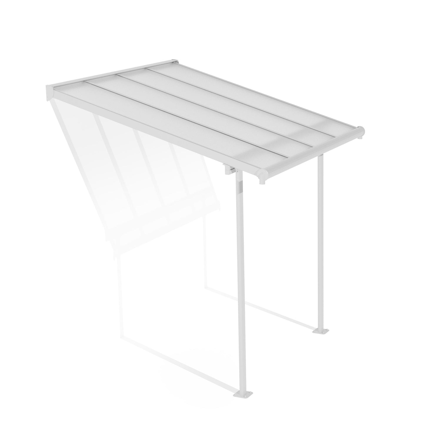 Canopia by Palram 2.3 x 2.3 Sierra Patio Cover - White