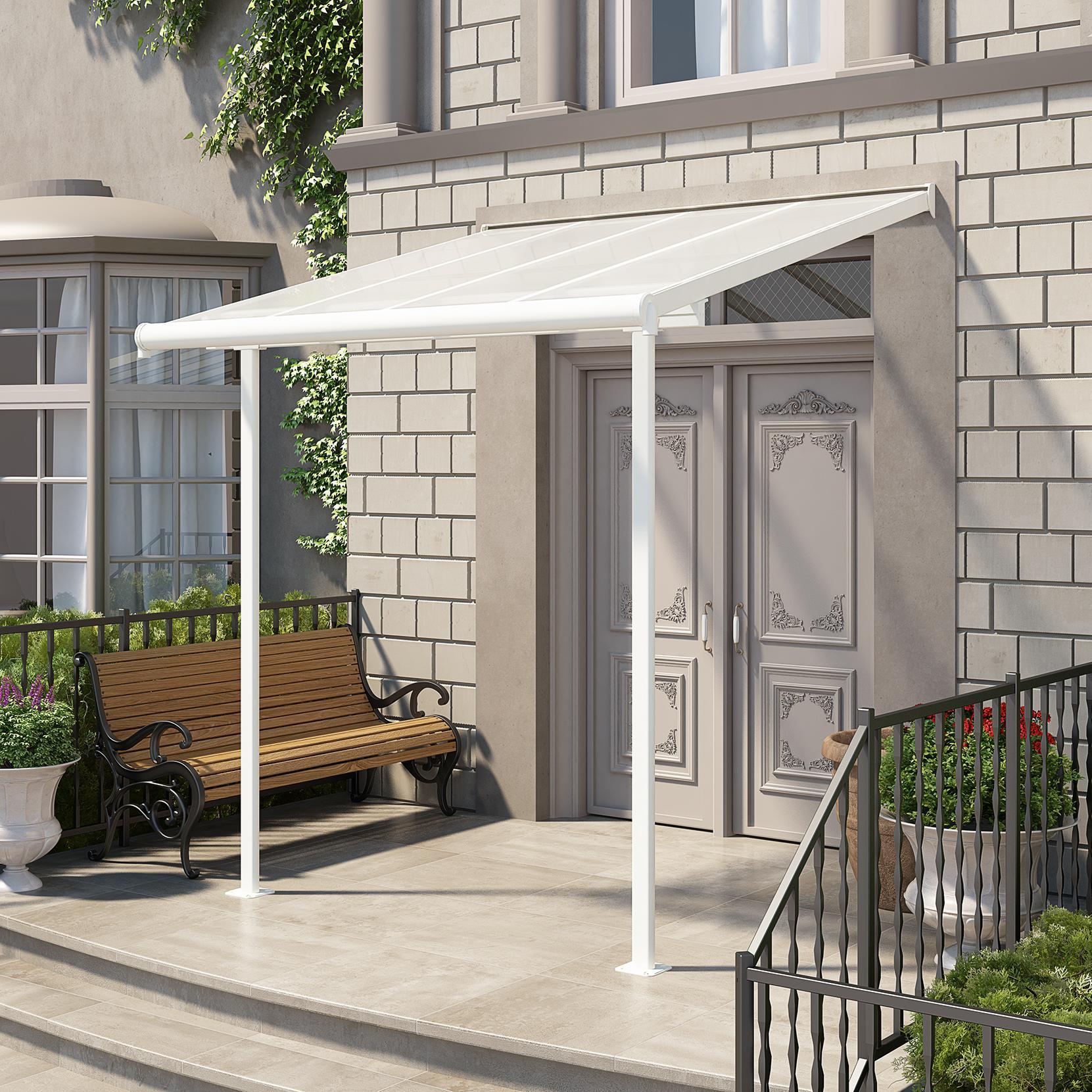 Canopia by Palram 2.3 x 2.3 Sierra Patio Cover - White