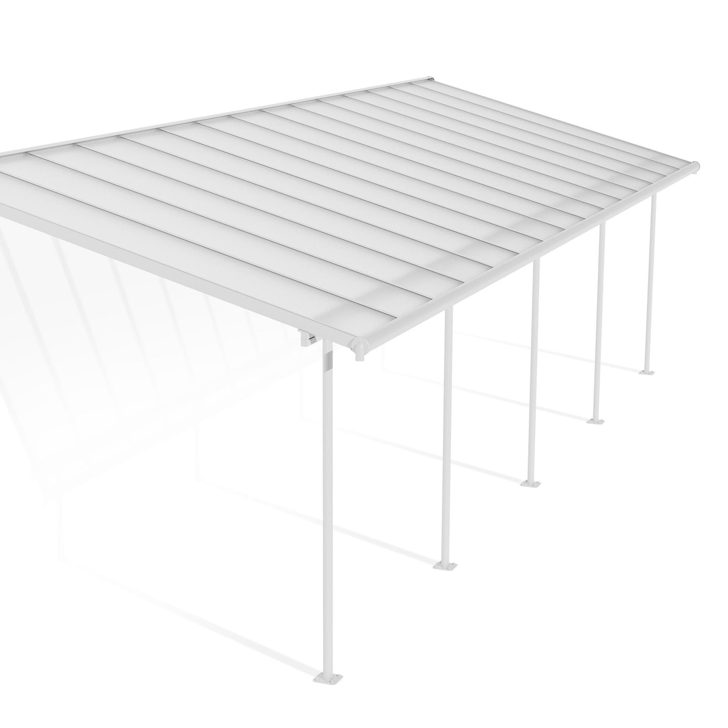 Canopia by Palram 3 x 9.15 Sierra Patio Cover - White