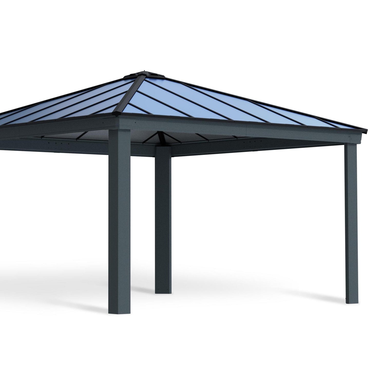 Canopia by Palram Dallas 14 x 14 Garden Gazebo - Grey
