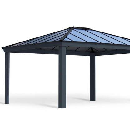 Canopia by Palram Dallas 14 x 16 Garden Gazebo - Grey