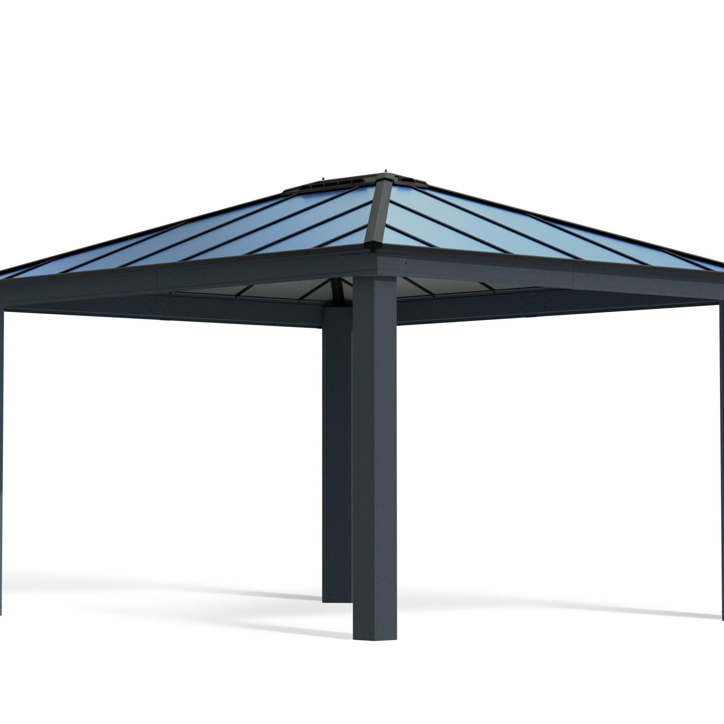 Canopia by Palram Dallas 12 x 14 Garden Gazebo - Grey