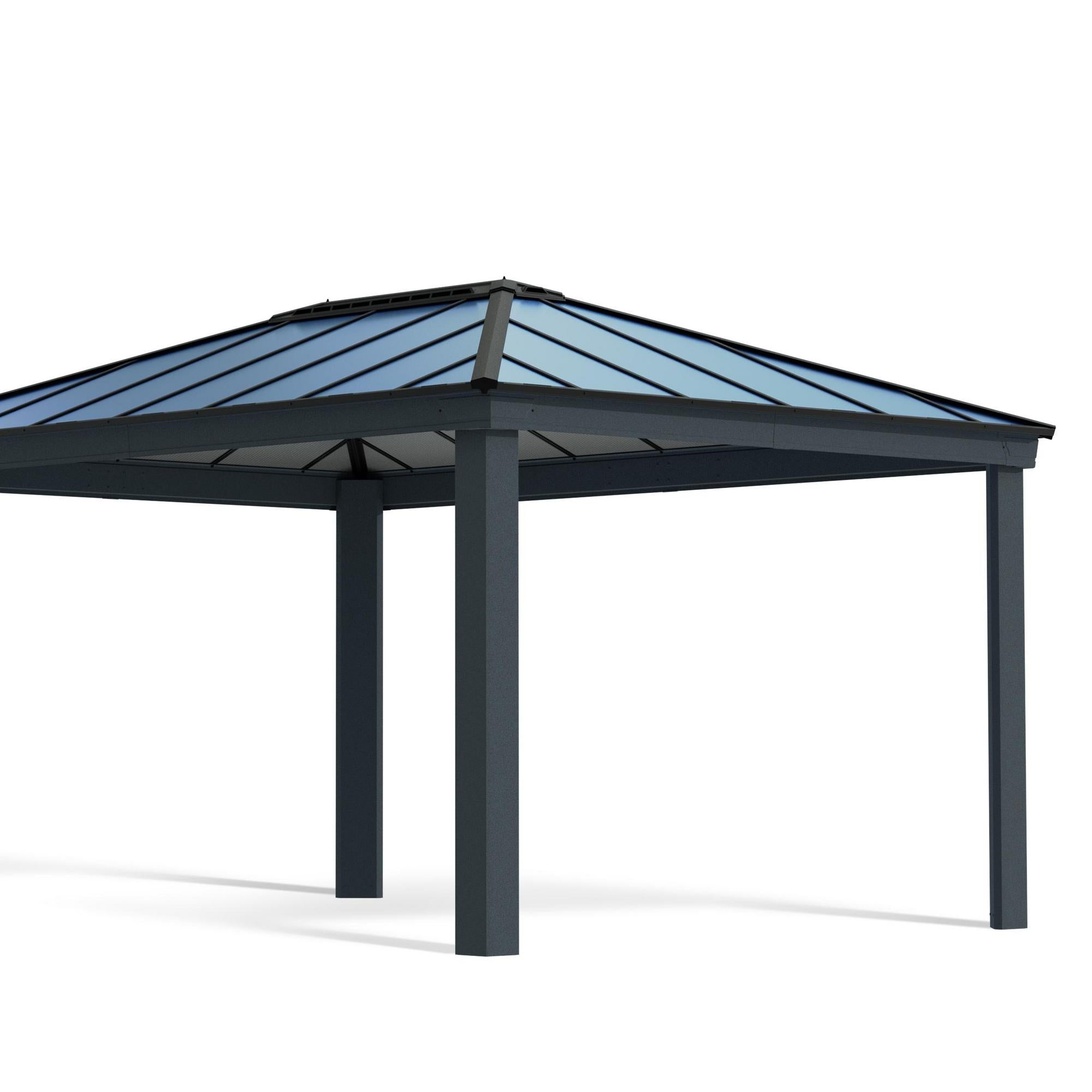 Canopia by Palram Dallas 12 x 16 Garden Gazebo - Grey
