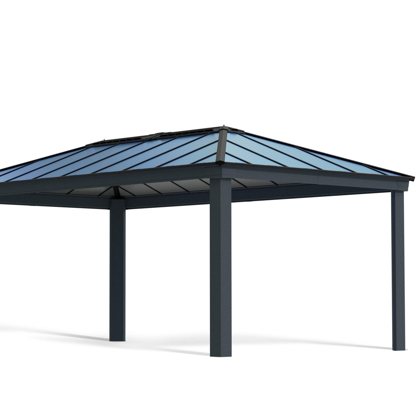 Canopia by Palram Dallas 12 x 20 Garden Gazebo - Grey