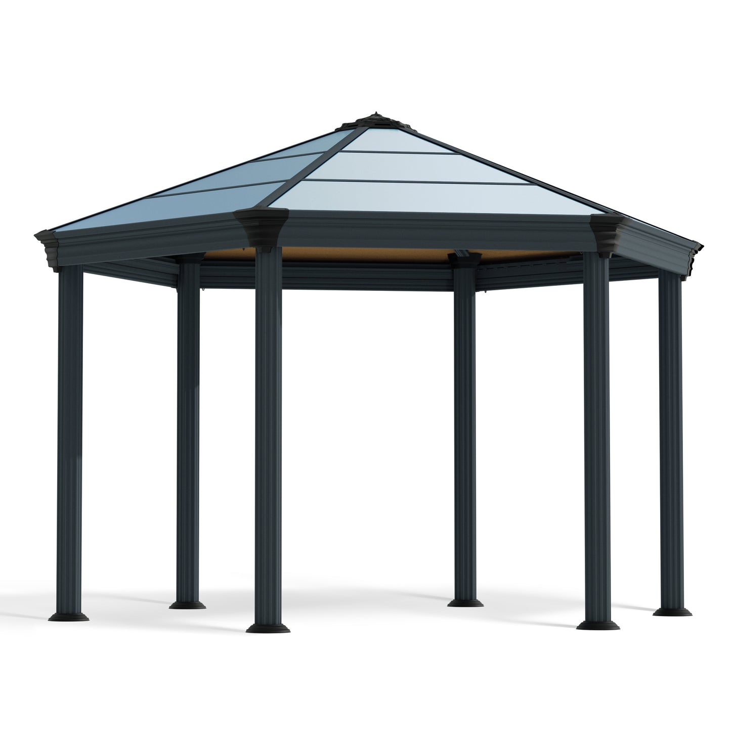 Canopia by Palram Roma Hexagonal Garden Gazebo - Grey