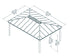 Canopia by Palram Dallas 14 x 20 Garden Gazebo - Grey
