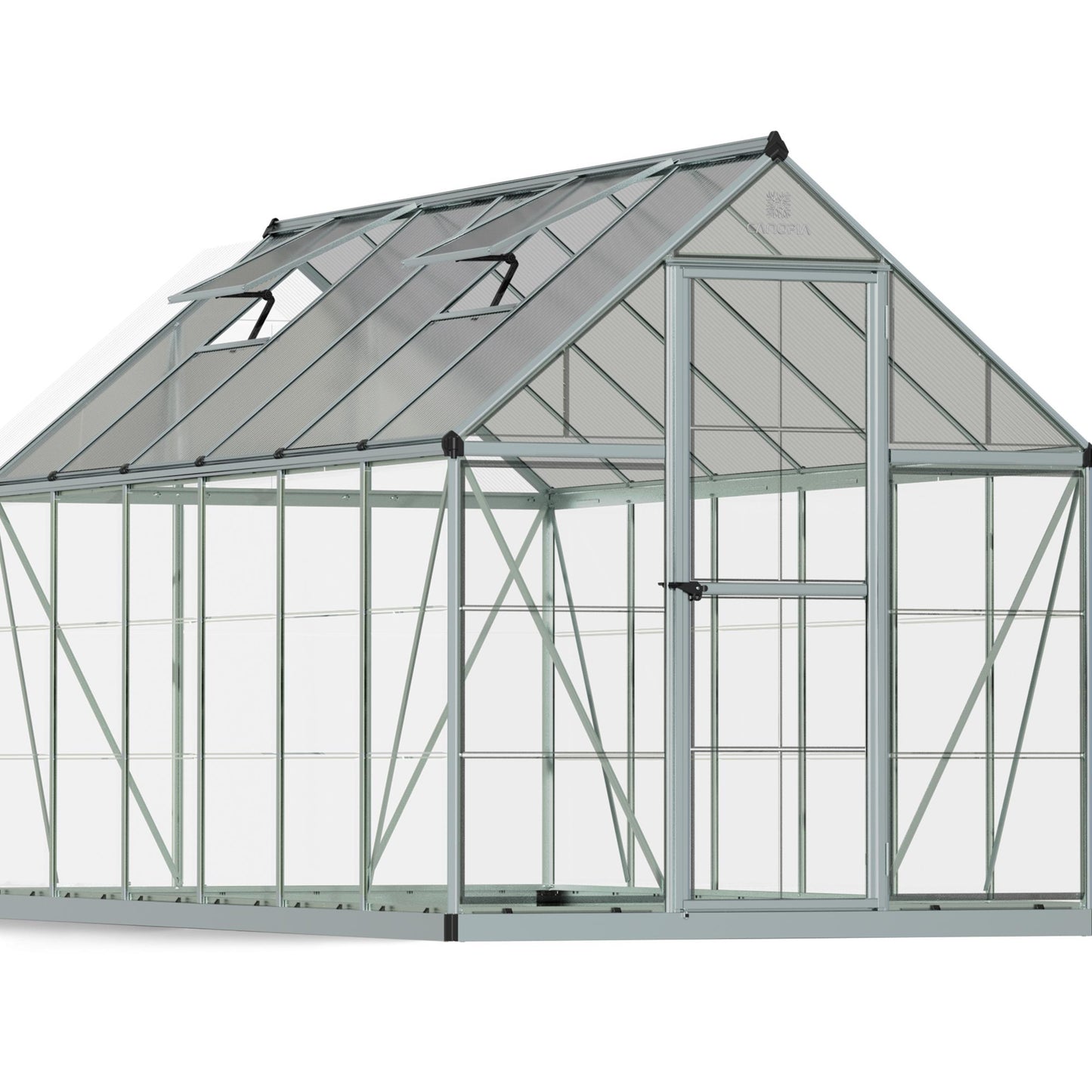 Canopia by Palram 6 x 12 Hybrid Greenhouse Silver