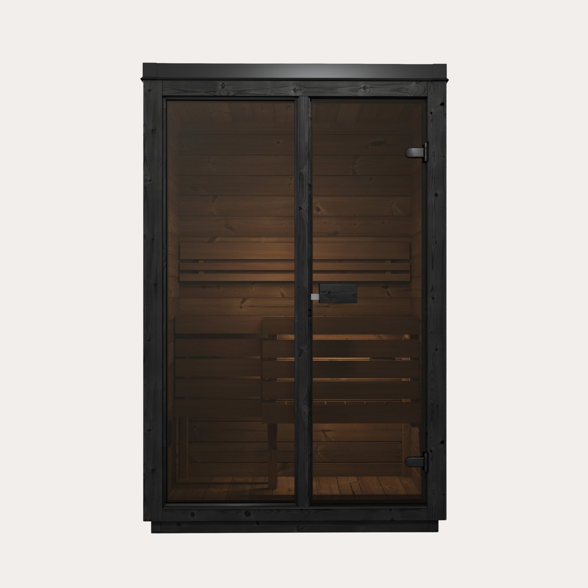 Novi Rose Premium Cube Outdoor Sauna - 2 Person