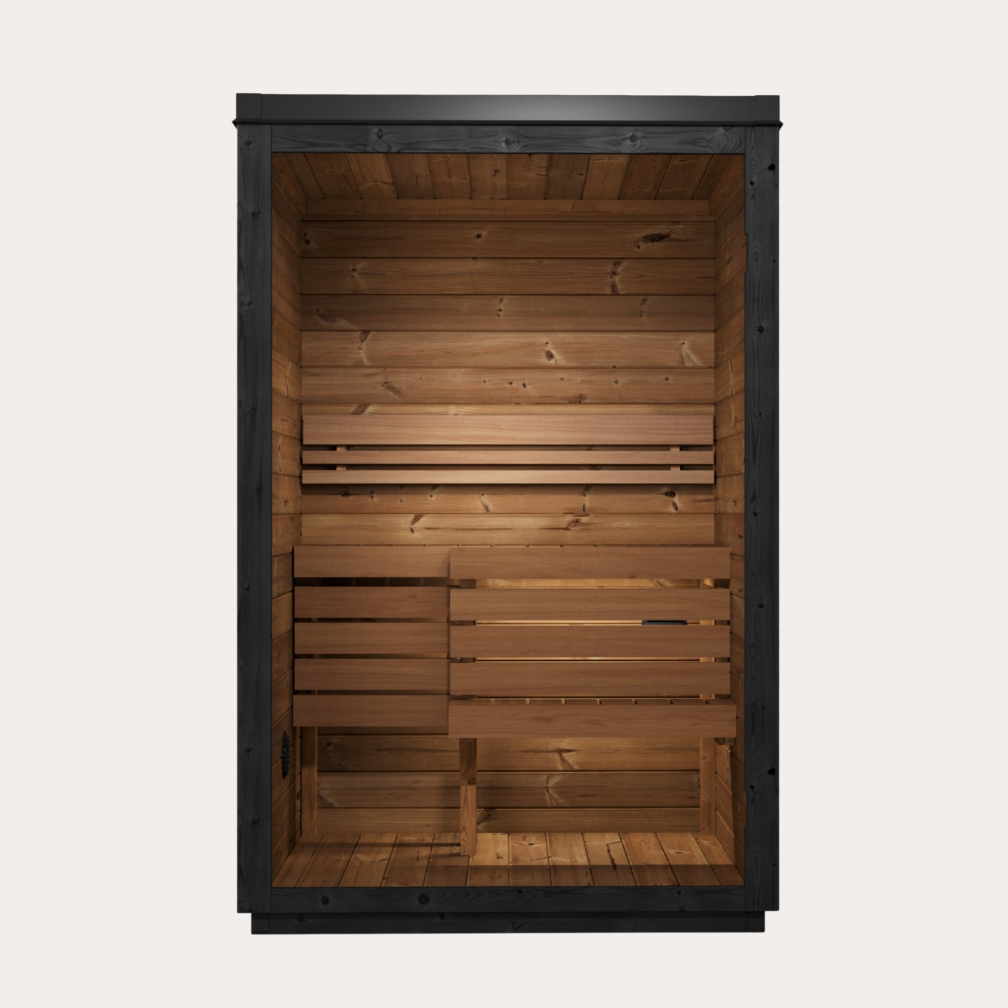 Novi Rose Premium Cube Outdoor Sauna - 2 Person