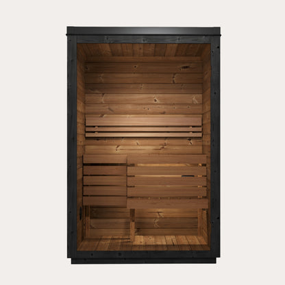 Novi Rose Premium Cube Outdoor Sauna - 2 Person