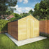12 x 8 Overlap Double Door Apex Windowless Wooden Shed
