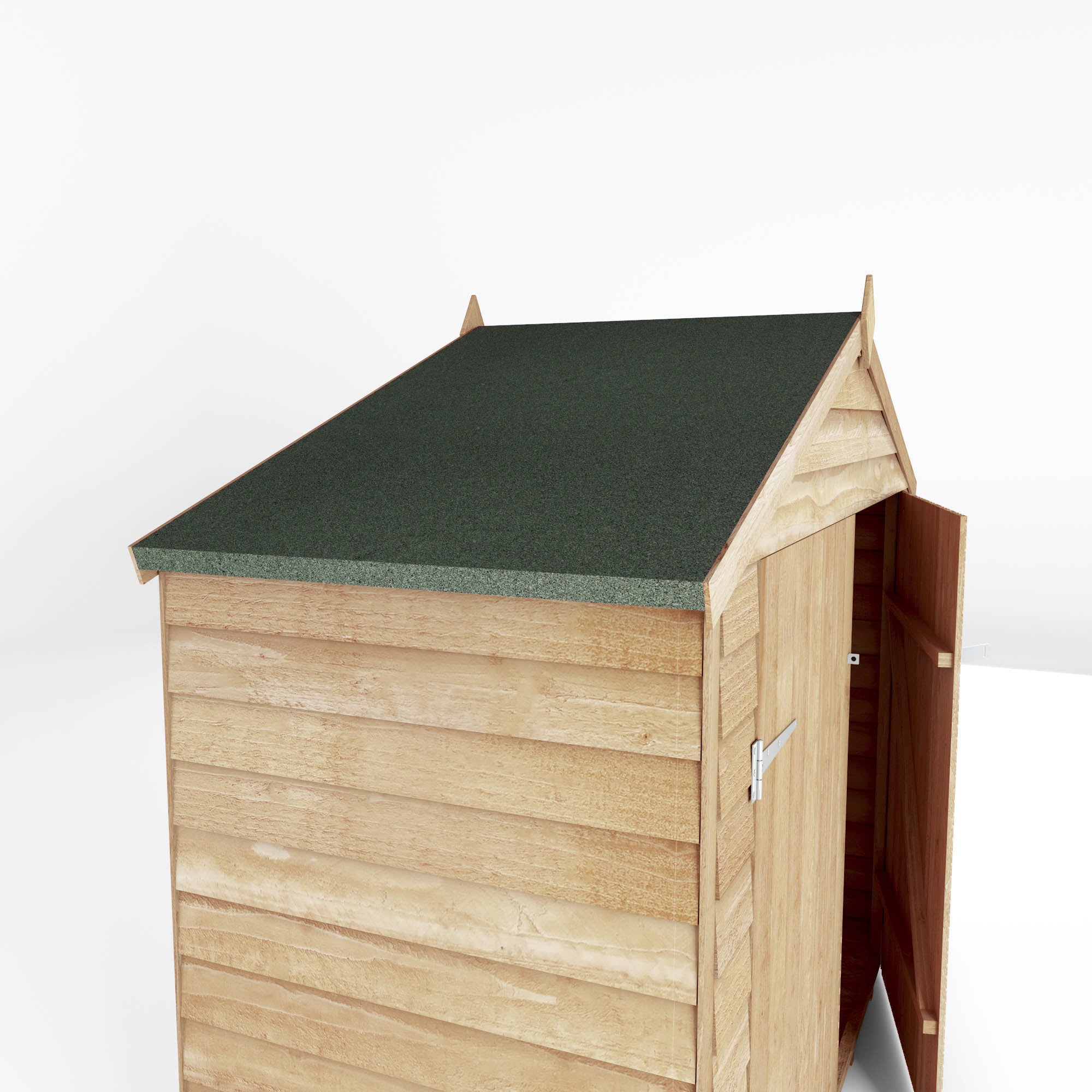7 x 3 Value Overlap Double Door Apex Wooden Bike Shed