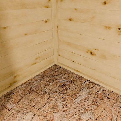 7 x 3 Value Overlap Double Door Apex Wooden Bike Shed