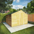 10 x 10 Overlap Double Door Apex Garden Shed
