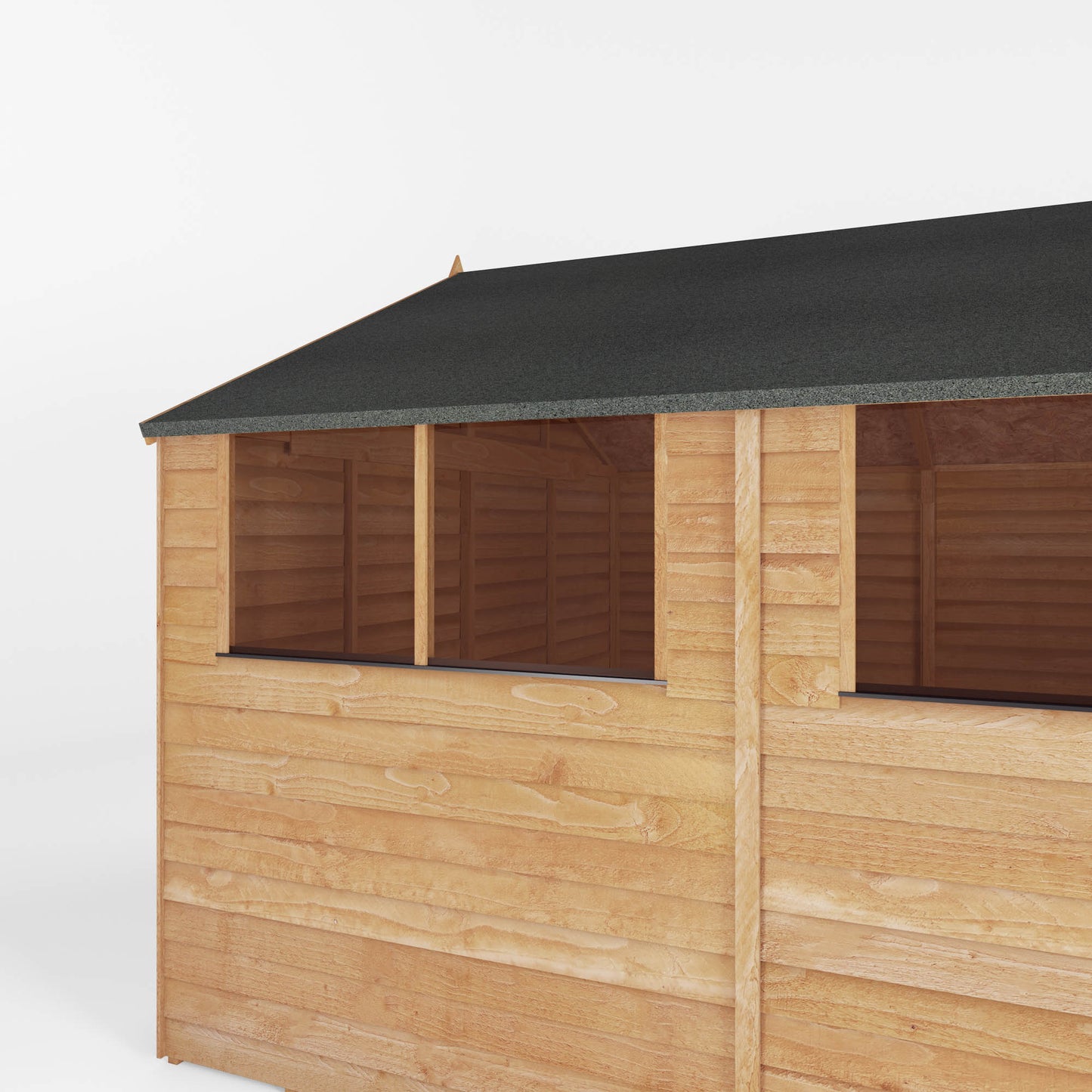 20 x 10 Value Overlap Double Door Apex Garden Shed