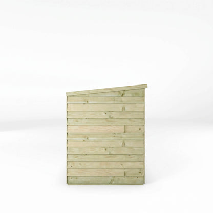 3 x 6 Value Overlap Double Door Pent Bike Shed