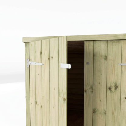 4 x 6 Value Overlap Double Door Bike Shed