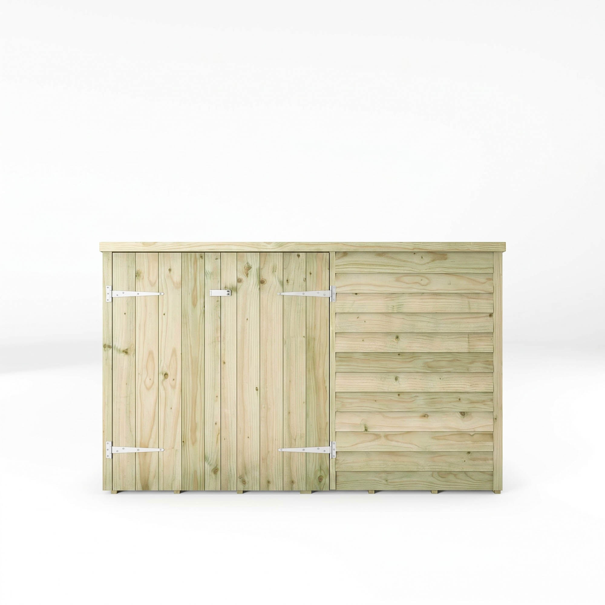 4 x 6 Value Overlap Double Door Bike Shed