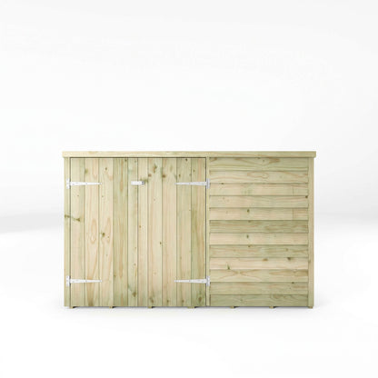 4 x 6 Value Overlap Double Door Bike Shed