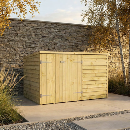 4 x 6 Value Overlap Double Door Bike Shed
