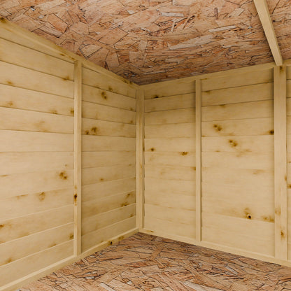 4 x 6 Value Overlap Double Door Overlap Bike Shed