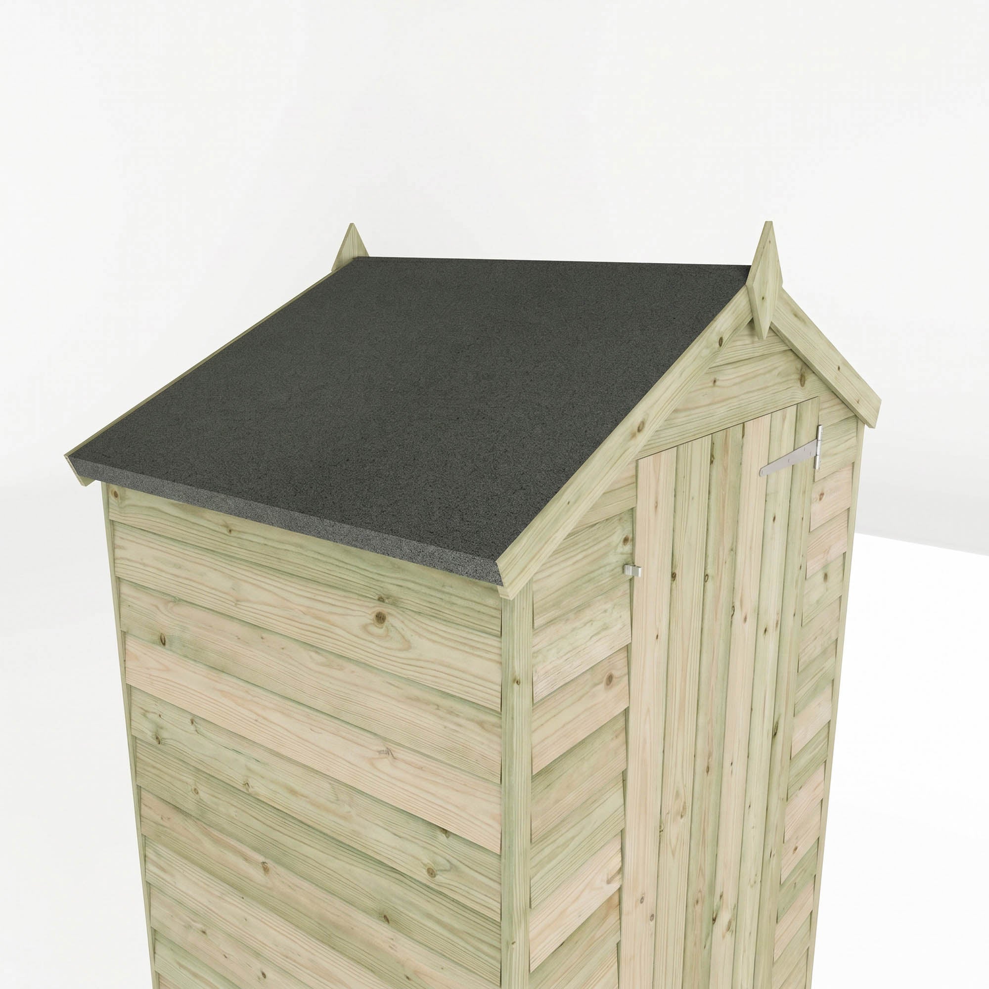 Value Overlap Single Door Apex Wooden Garden Shed – Waltons