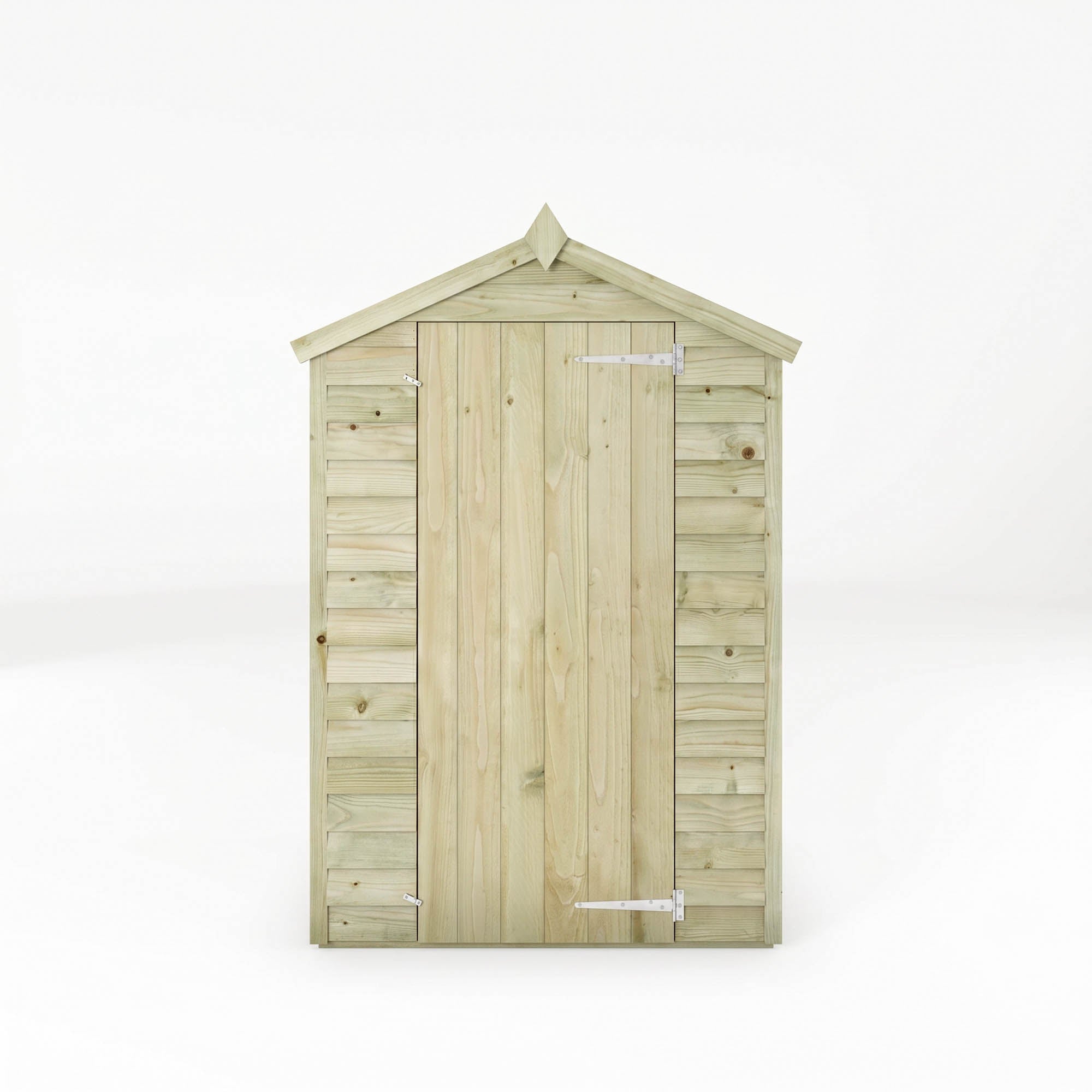 Value Overlap Single Door Apex Wooden Garden Shed – Waltons