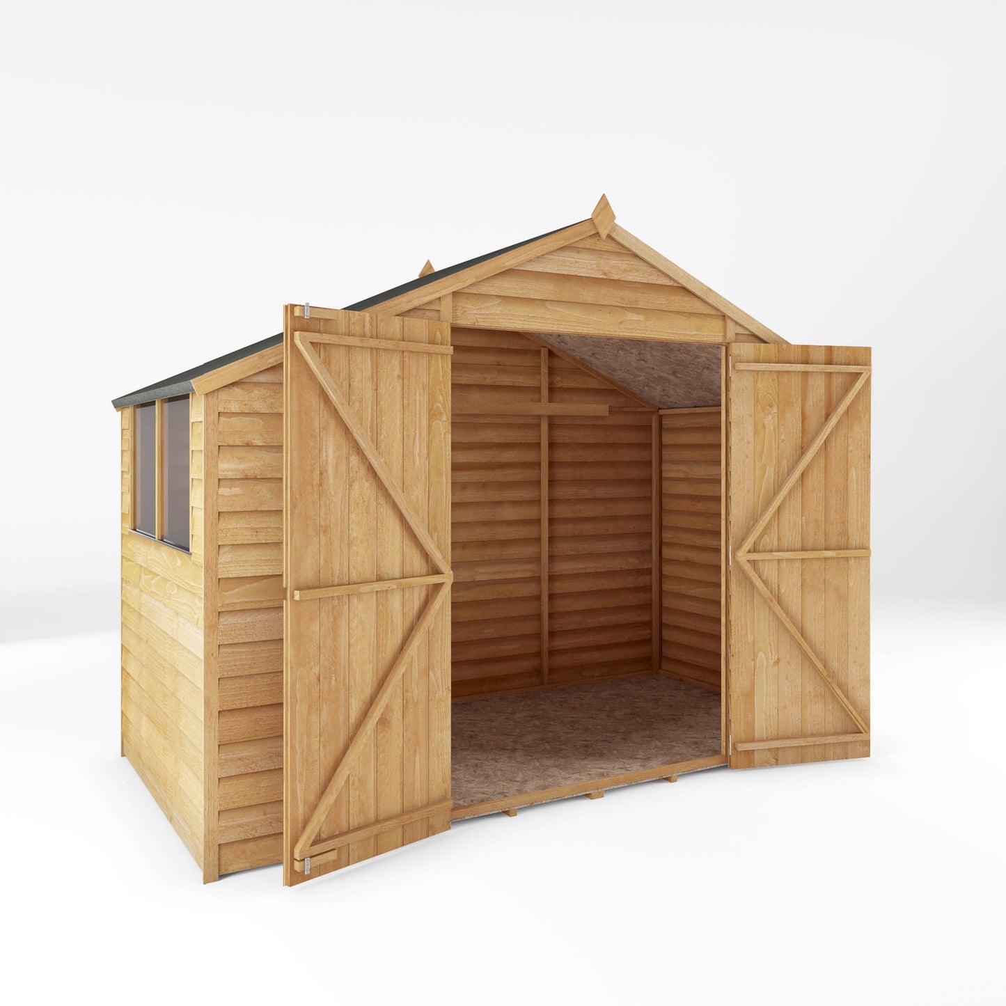 5 x 10 Value Overlap Apex Wooden Shed