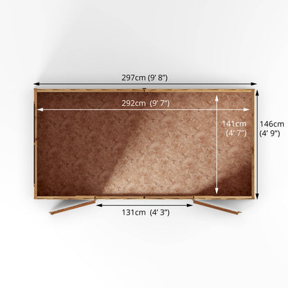 5 x 10 Value Overlap Apex Wooden Shed