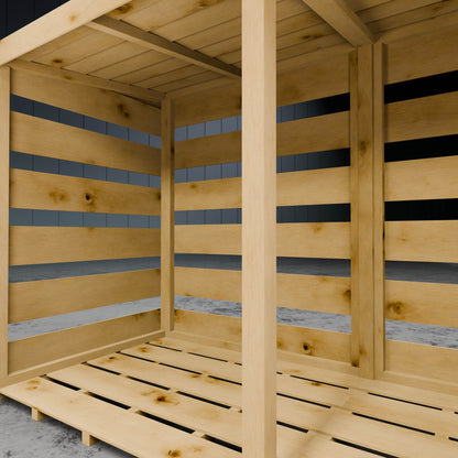 Pressure Treated Double Log Store