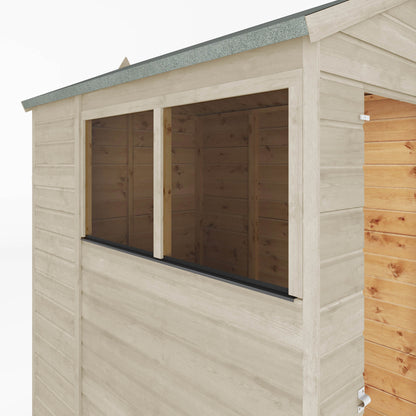 6 x 4 Ready Painted Shiplap Apex Wooden Shed