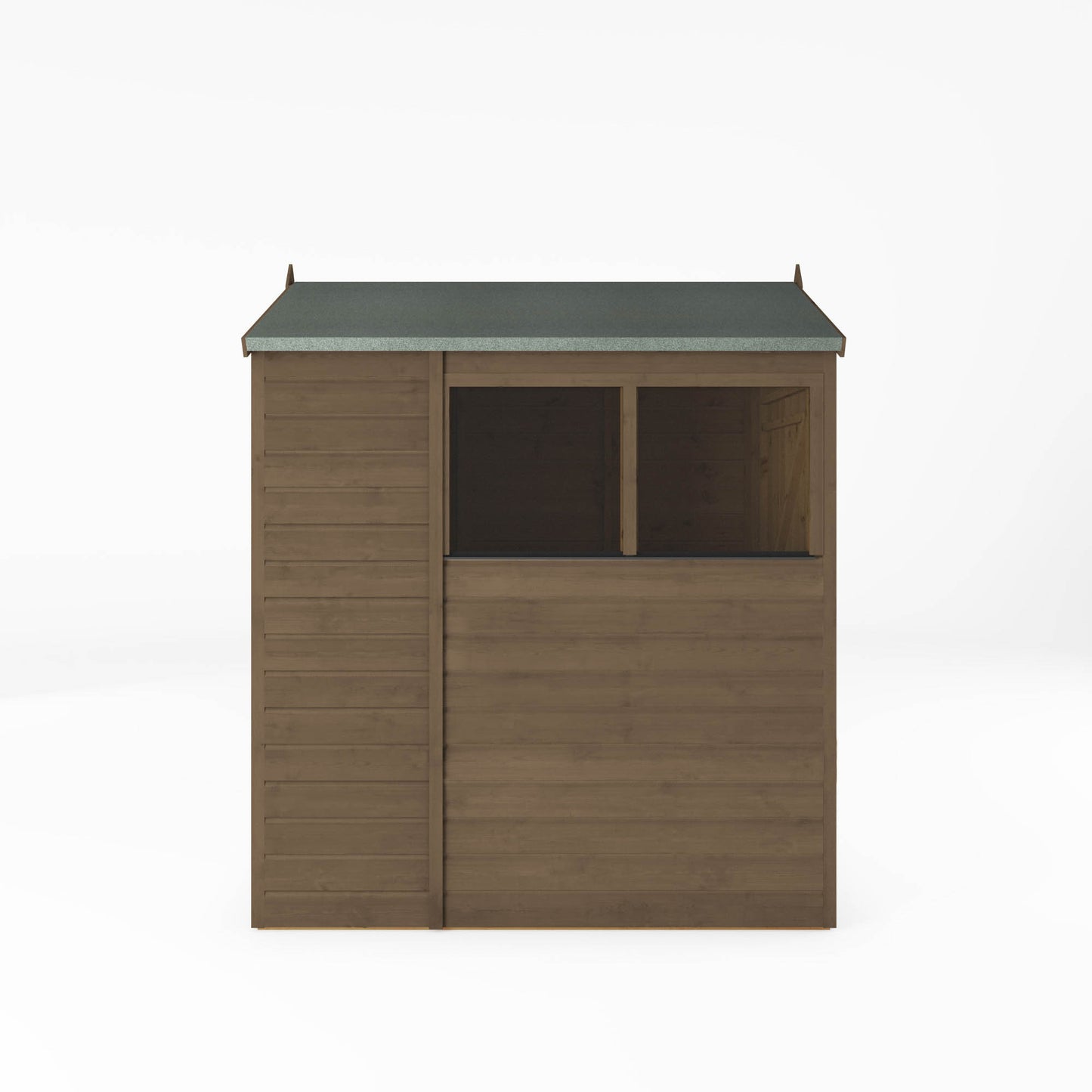 6 x 4 Ready Painted Shiplap Apex Wooden Shed