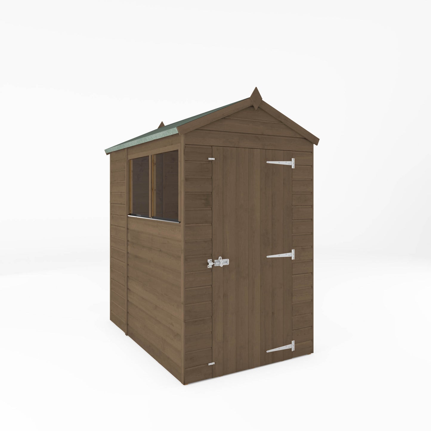 6 x 4 Ready Painted Shiplap Apex Wooden Shed