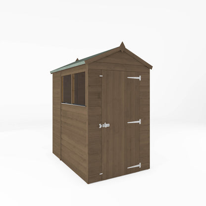 6 x 4 Ready Painted Shiplap Apex Wooden Shed