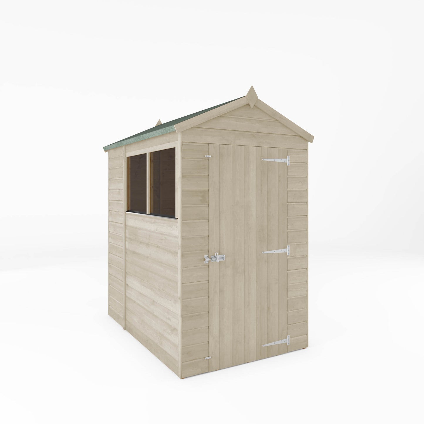 6 x 4 Ready Painted Shiplap Apex Wooden Shed