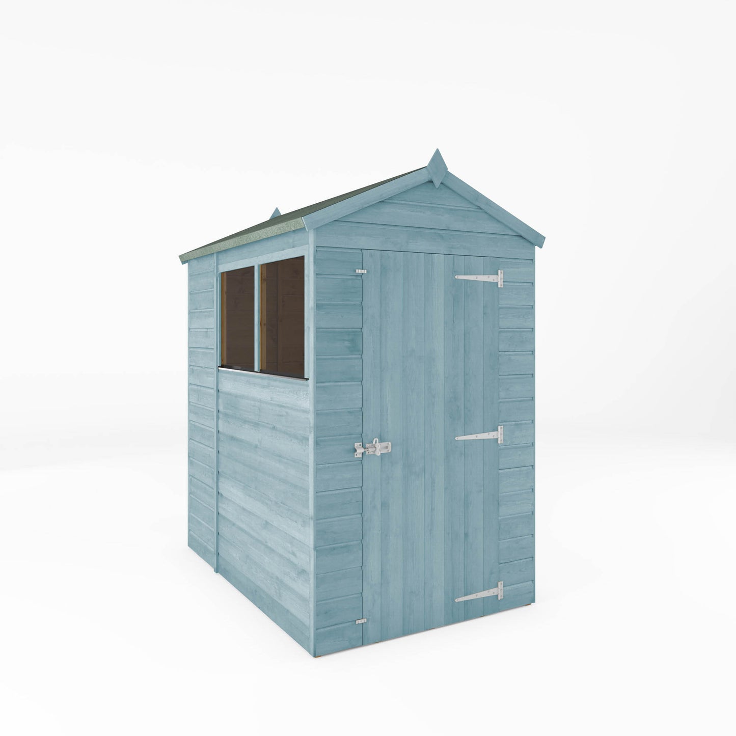 6 x 4 Ready Painted Shiplap Apex Wooden Shed