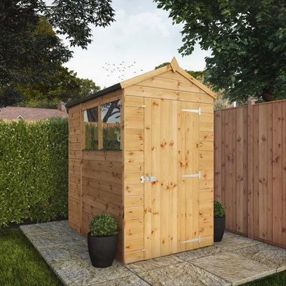 6 x 4 Shiplap Apex Wooden Shed