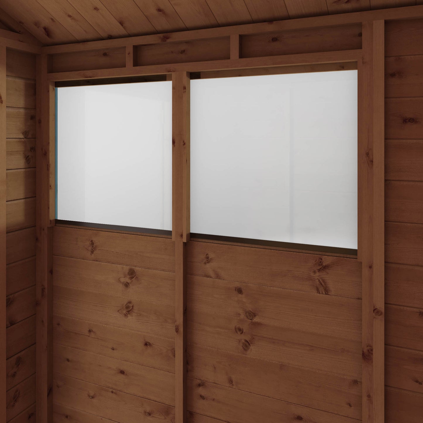 7 x 5 Ready Painted Shiplap Apex Wooden Shed