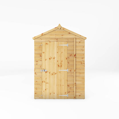 Refurbished Pressure Treated 7 x 5 Shiplap Apex Wooden Shed