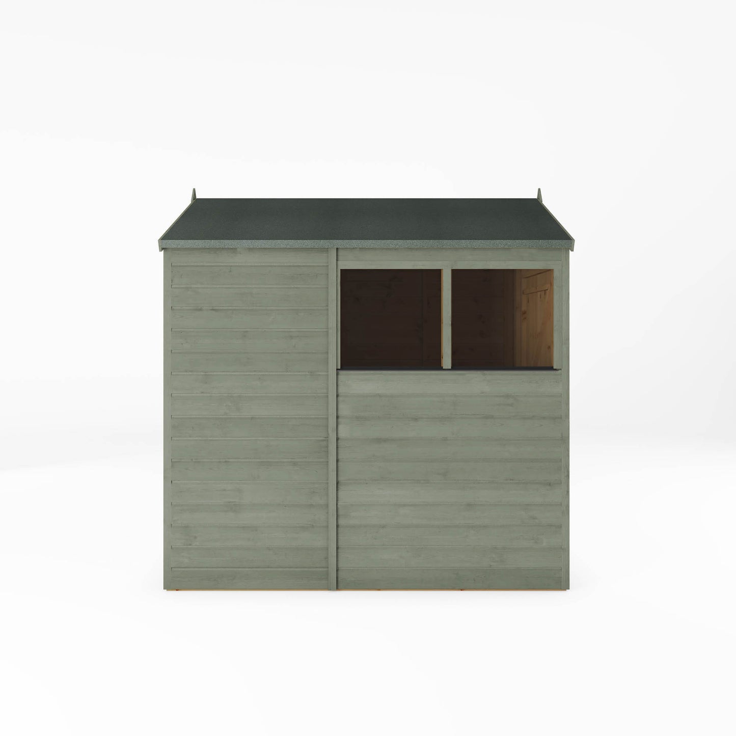 7 x 5 Ready Painted Shiplap Apex Wooden Shed