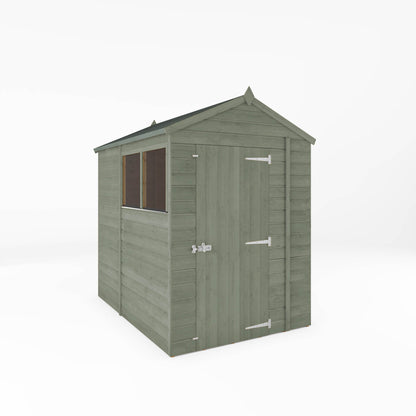 7 x 5 Ready Painted Shiplap Apex Wooden Shed