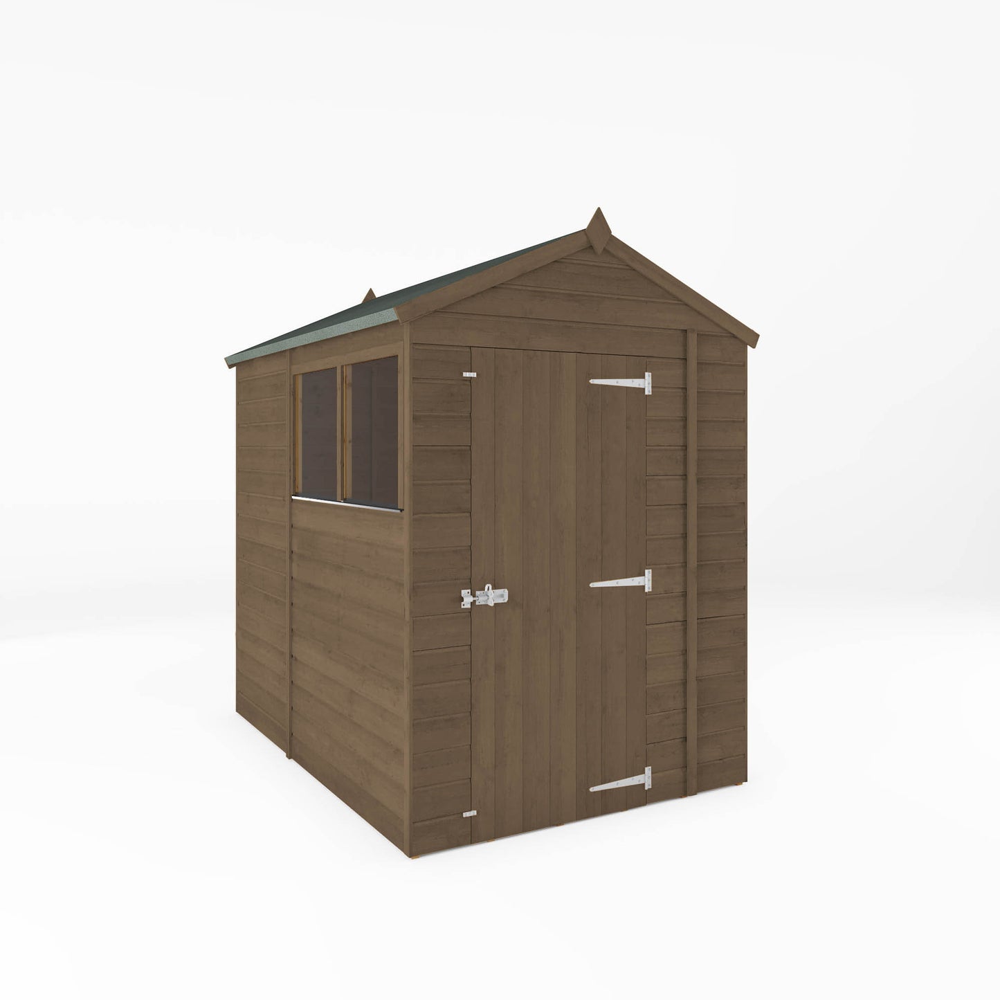 7 x 5 Ready Painted Shiplap Apex Wooden Shed