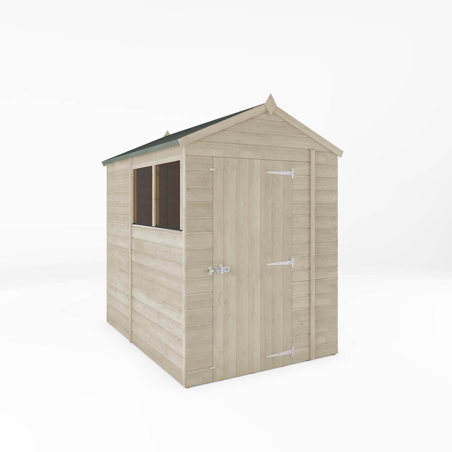 7 x 5 Ready Painted Shiplap Apex Wooden Shed