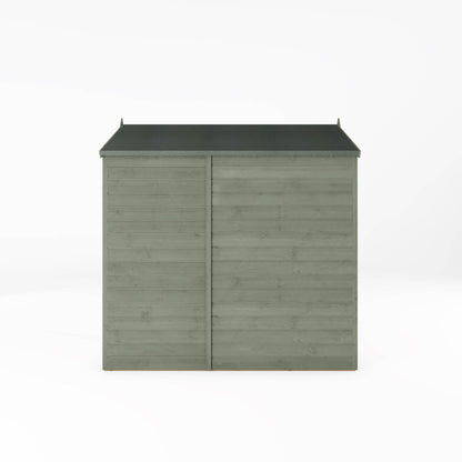 7 x 5 Ready Painted Shiplap Apex Windowless Wooden Shed