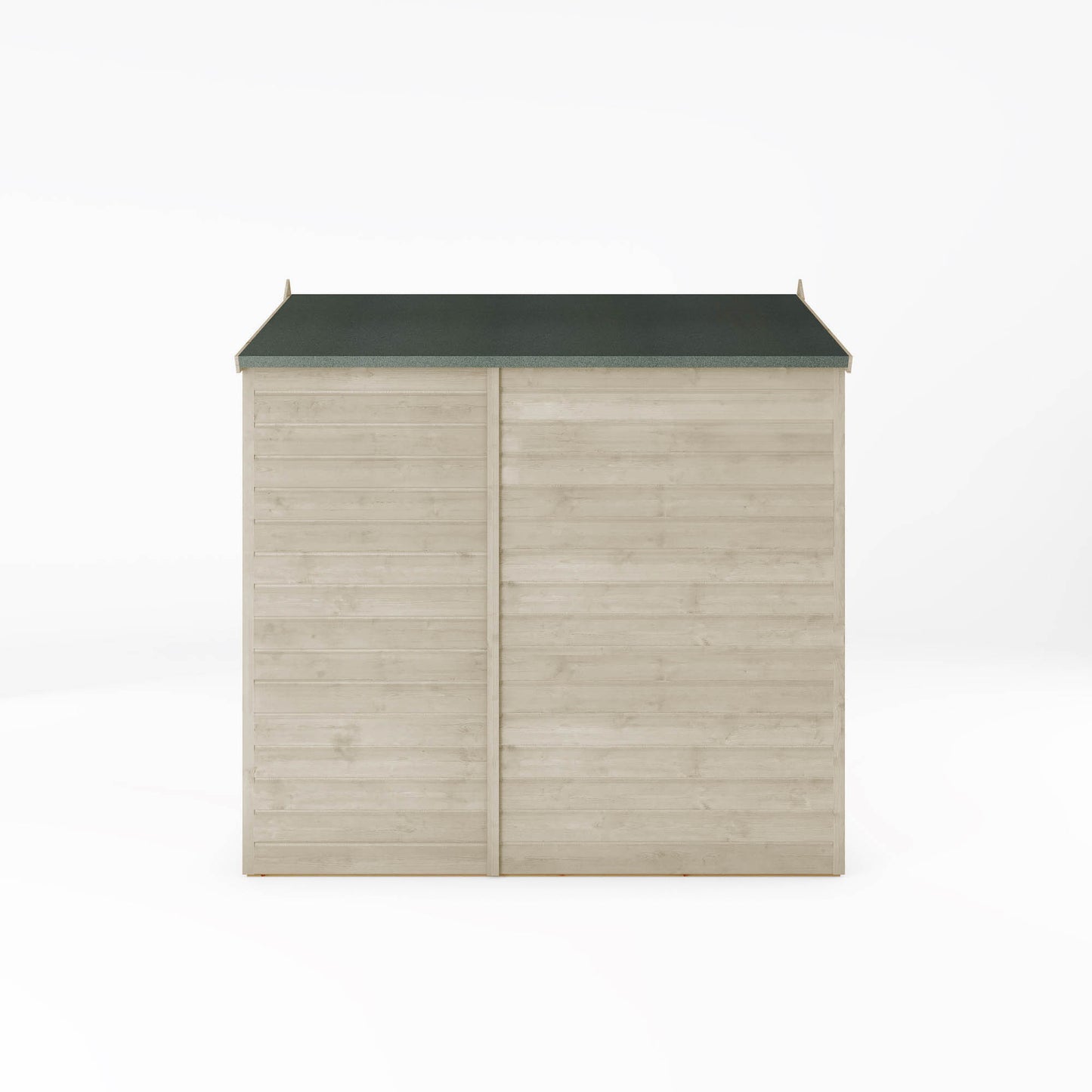 7 x 5 Ready Painted Shiplap Apex Windowless Wooden Shed