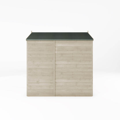 7 x 5 Ready Painted Shiplap Apex Windowless Wooden Shed