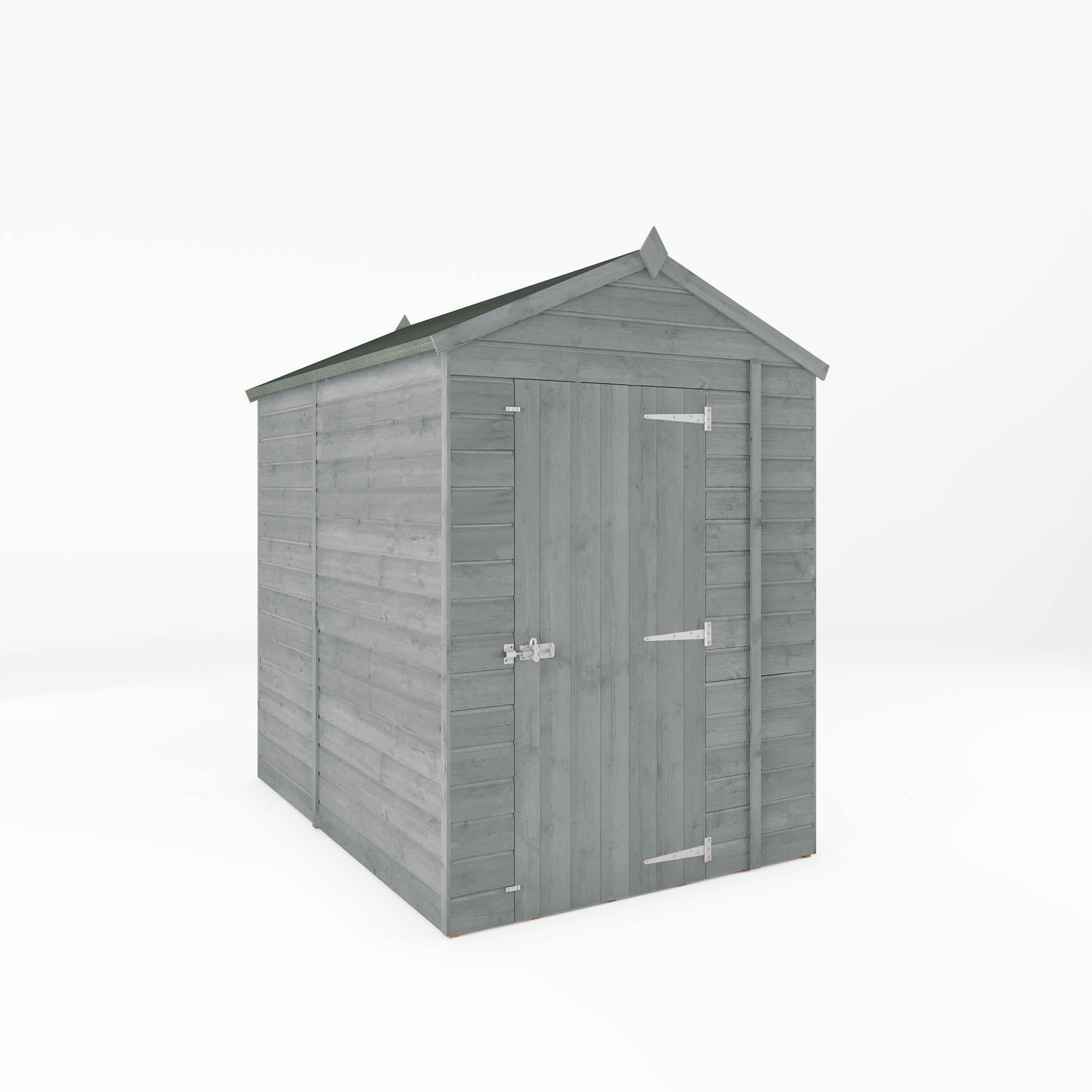 7 x 5 Ready Painted Shiplap Apex Windowless Wooden Shed