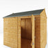 8 x 6 Shiplap Reverse Apex Windowless Wooden Shed

