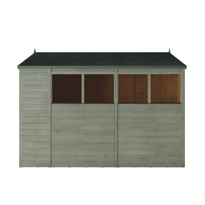 10 x 6 Ready Painted Shiplap Apex Wooden Shed